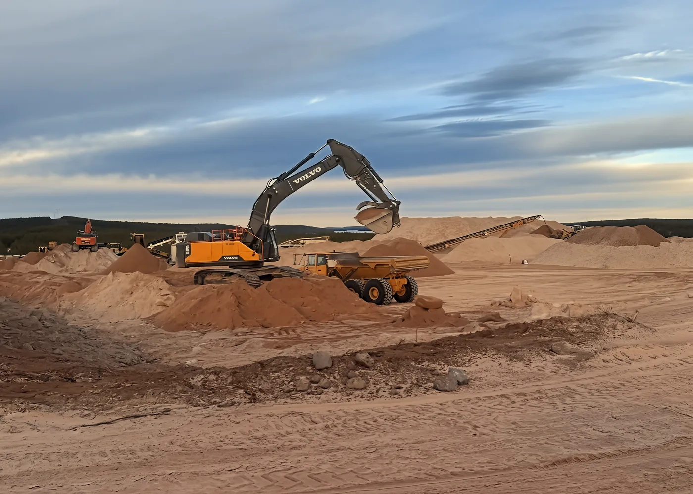 Ôsi site preparation work
